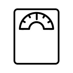 Weighting icon. vector line illustration