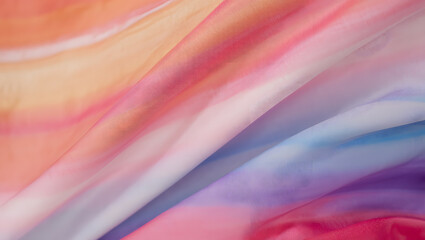 Obraz premium A mesmerizing abstract background featuring vibrant colors and smooth textures, creating a captivating visual experience
