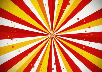 Retro burst background with stars