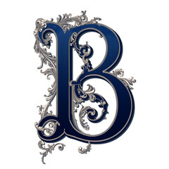 Fototapeta premium Letter B isolated
