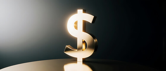 burning candle with dollar sign