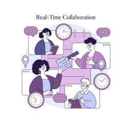 Real-Time Team Collaboration in Vector Illustration