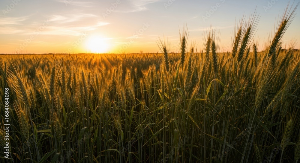 Poster medium shot showing the interaction of sunlight and crop growth emphasizing the significance of day 