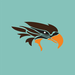 eagle head vector illustration