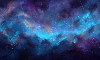 Deep space nebula tapestry