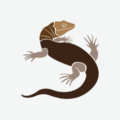 vector illustration of a cartoon squirrel