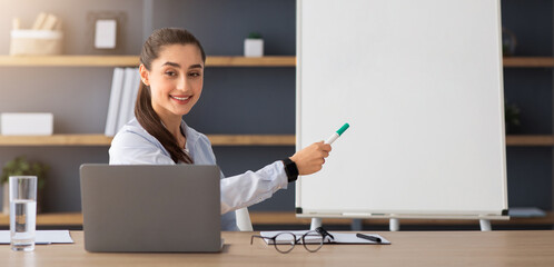 Learn new language, online study and modern education at self-isolation. Smiling friendly...