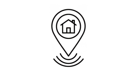 Home Location Pinpoint Icon