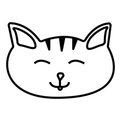 cat with a smile
