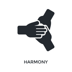 Harmony Icon Glyph Style. Vector Illustration For Graphic Design