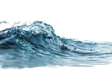 A powerful wave cresting, textured with foamy water