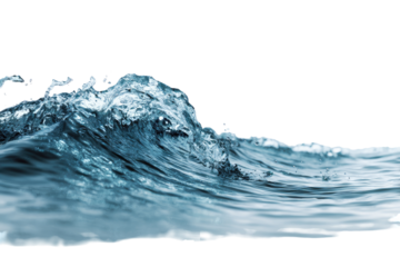 A powerful wave cresting, textured with foamy water