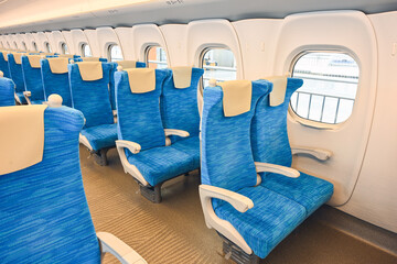 東海道新幹線の車内
