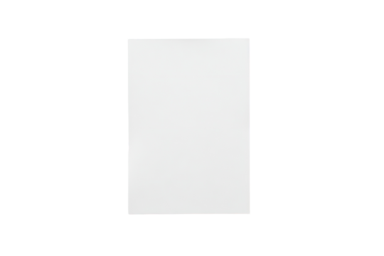 Blank white rectangular object, possibly a sheet of paper or card, outlined in thin white lines