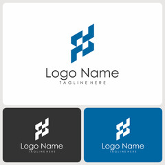 Obraz premium vector logo of initials FD