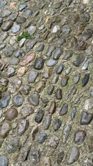 stone road cobblestone background