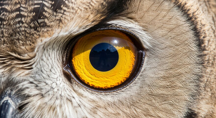 the eyes of an owl