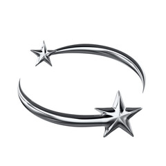 3d chrome icon Abstract