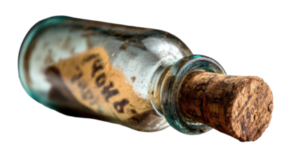 A message in a bottle