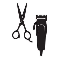 barber vector silhouette