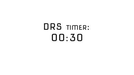 Countdown timer. 30 seconds timer number illustration.