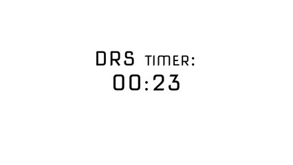 Countdown timer. 23 seconds timer number illustration.