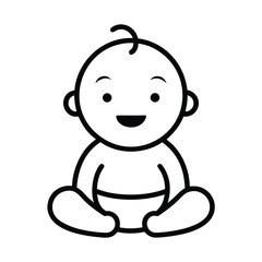 Smiling Baby Icon