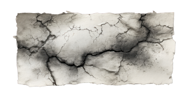 Cracked, aged parchment
