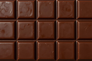 Naklejka premium Indulge in the rich, velvety texture of this decadent chocolate bar, a symphony of sweet satisfaction
