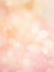 Obraz premium オレンジグラデーションの玉ボケ背景