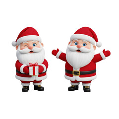 santa claus with gifts