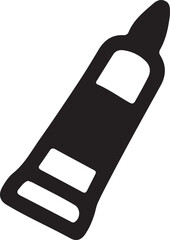 Abstract geometric composition with vibrant color accents