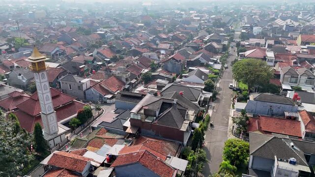 Aerial View of Urban Landscape.