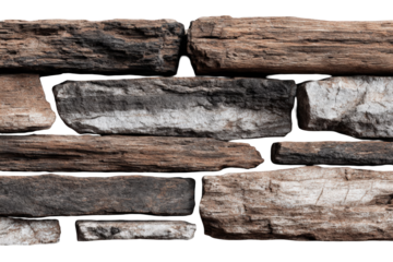 Close-up view of decorative stone tiles