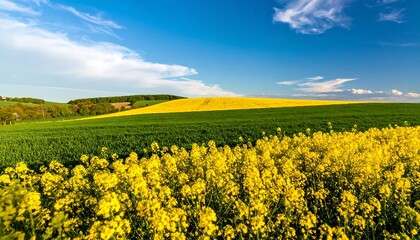 Obraz premium Colorful Field Landscape