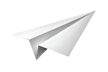 paper airplane isolated on transparent background Remove png, Clipping Path, pen tool