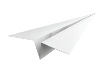 paper airplane isolated on transparent background Remove png, Clipping Path, pen tool
