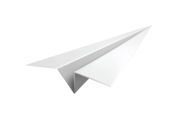 paper airplane isolated on transparent background Remove png, Clipping Path, pen tool