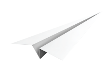 paper airplane isolated on transparent background Remove png, Clipping Path, pen tool