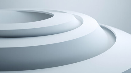 Obraz premium Abstract Light Blue Curved Background