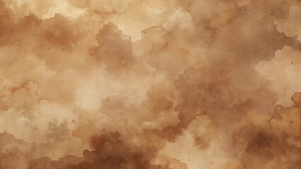 Obraz premium Watercolor Texture with Muted Earth Tones in Beige and Brown for Rustic Packaging