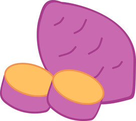 taro root, vegetable