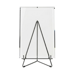 Modern, minimalist 3D glass plate, perfect for mockups, branding and personal or professional projects, isolated on a solid white background.