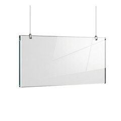 Modern, minimalist 3D glass plate, perfect for mockups, branding and personal or professional projects, isolated on a solid white background.