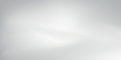 Silver foil background with metal mirror texture. Chrome gradient surface with light gloss simple abstract. VECTOR MESH PATTERN EPS10