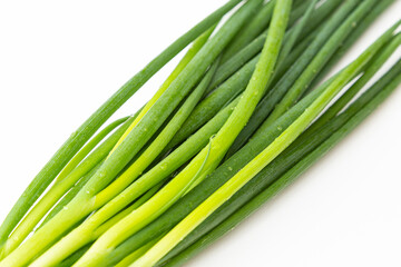 葉ネギ　白バック