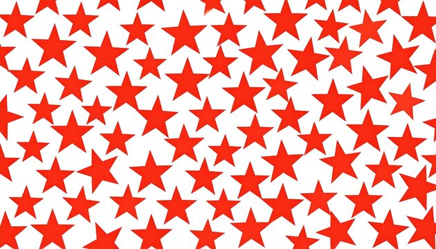 Red stars on white background