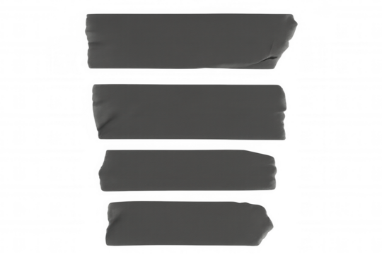 Textured gray duct tape pieces overlapping, creating industrial-style graphic design background with raw, minimalist texture