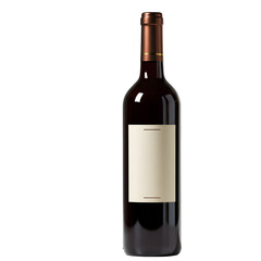Obraz premium A beautifully designed bottle of wine capturing the essence of fine dining and celebratory occasions perfect for toasting special moments isolated on white or transparent background. PNG