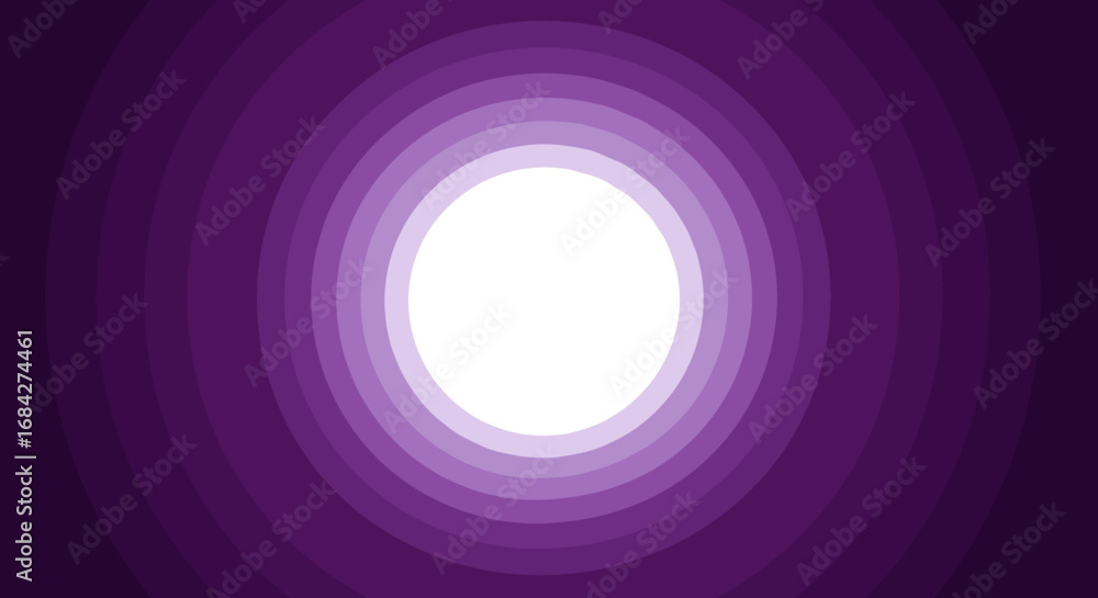 Poster minimalistic purple gradient circular background with smooth transitions